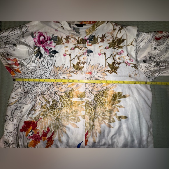 Natori kimono style blouse Size XL. EUC - Picture 3 of 11